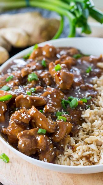 Instant Pot Garlic Sesame Chicken