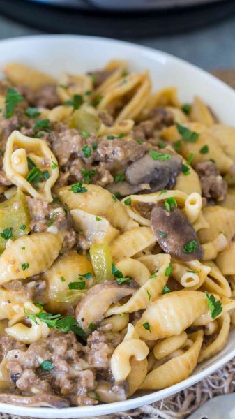 Instant Pot Philly Cheesesteak Pasta