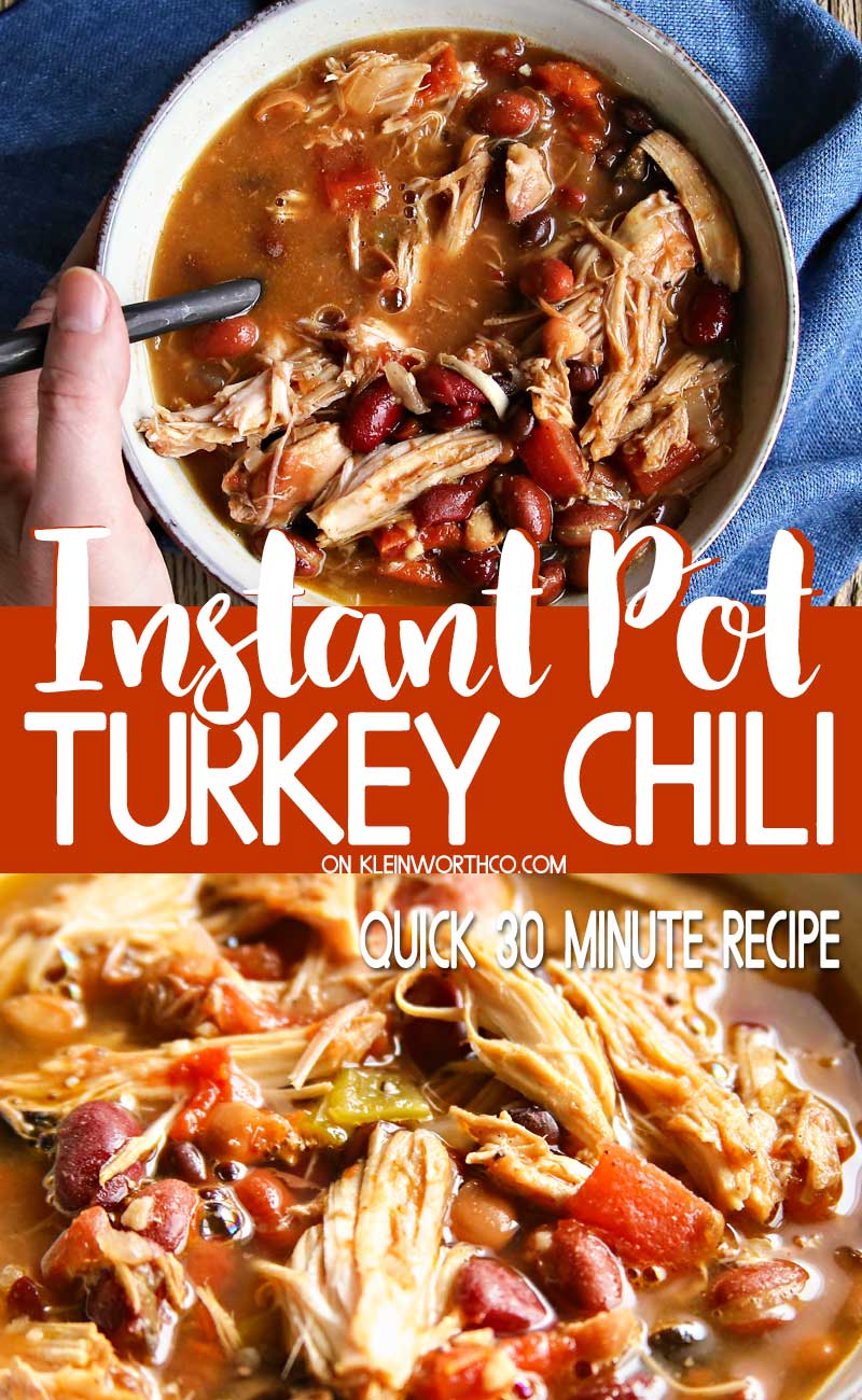 Instant Pot Turkey Chili