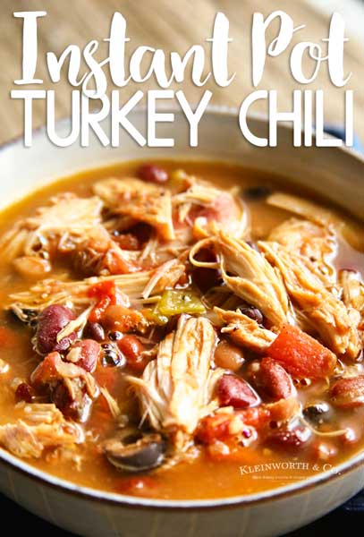 Instant Pot Turkey Chili
