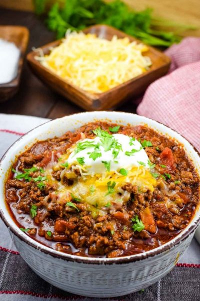 Keto Low Carb Beef Chili