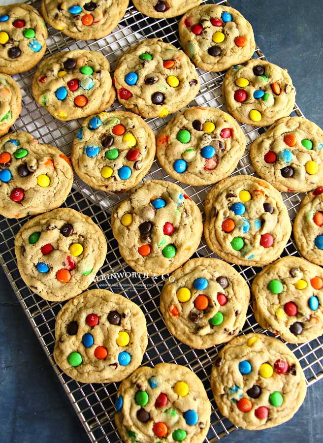 Soft & Chewy M&M Cookie Recipe