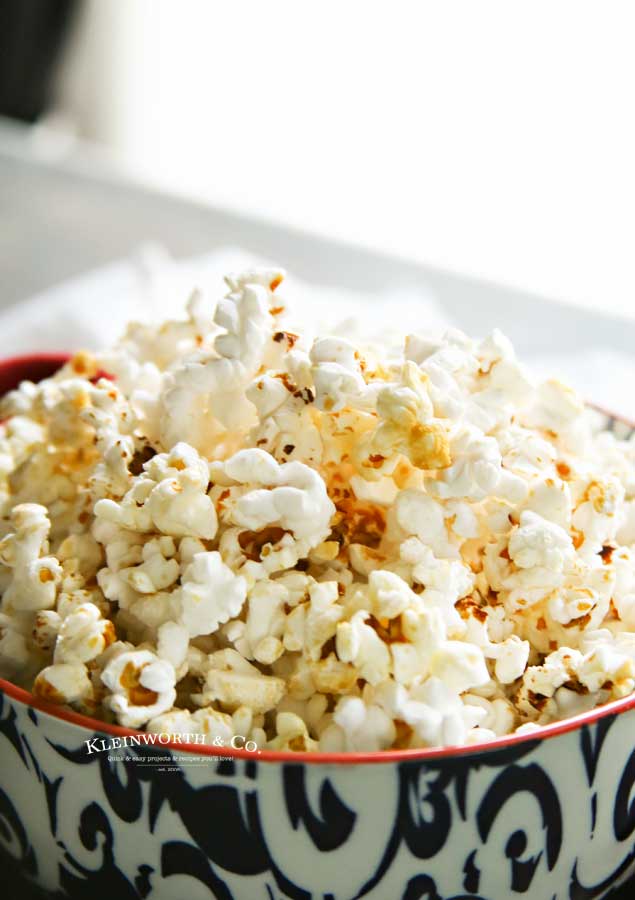 Microwave Homemade Kettle Corn