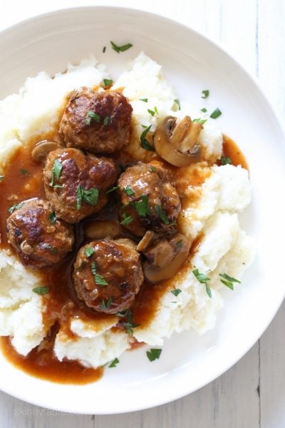 Salisbury Steak Meatballs - Instant Pot