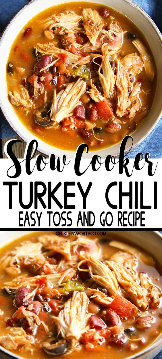 Slow Cooker Turkey Chili