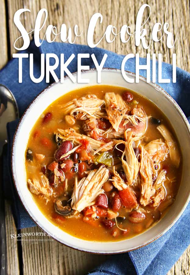 Slow Cooker Turkey Chili