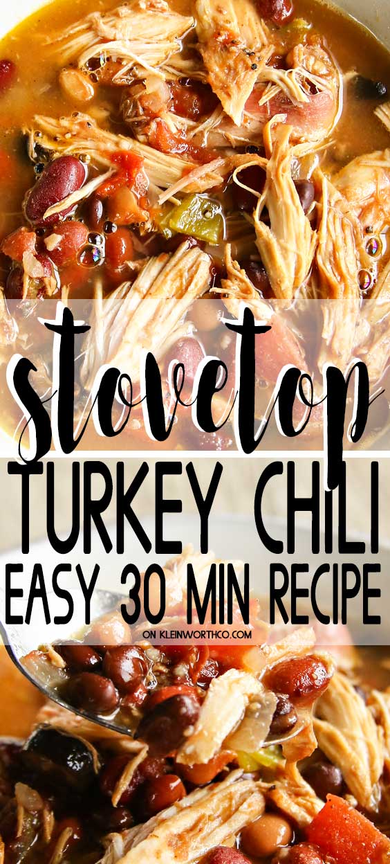 Stovetop Turkey Chili