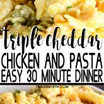 Triple Cheddar Chicken Pasta