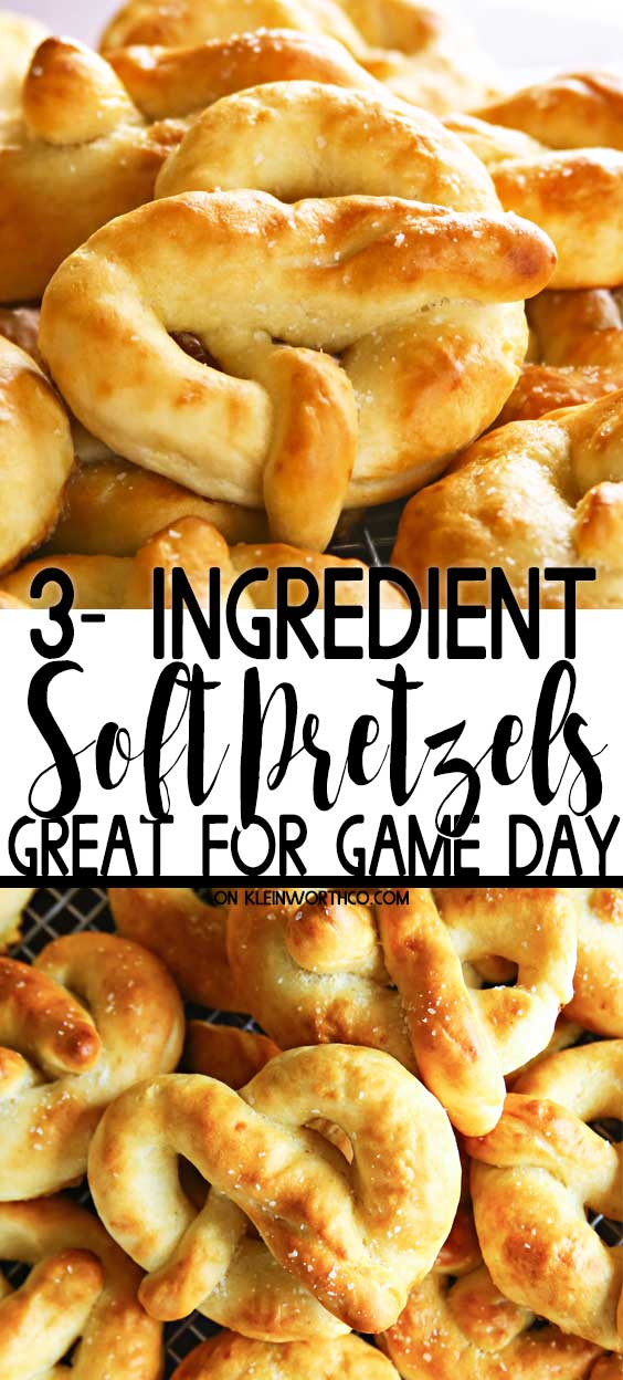 3-Ingredient Soft Pretzels