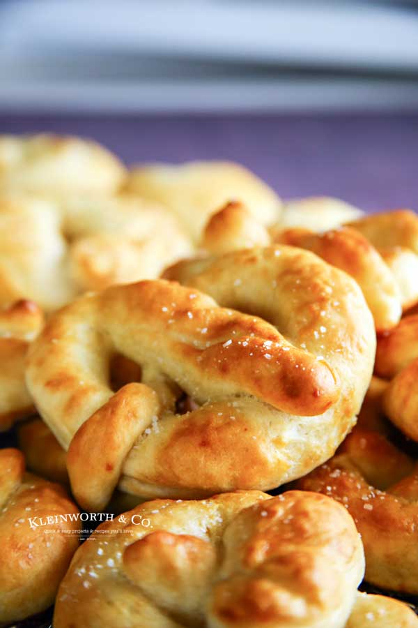 3-Ingredient Soft Pretzels with yogurt