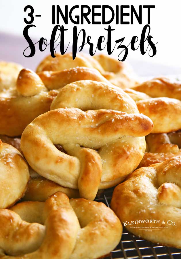 3-Ingredient Soft Pretzels