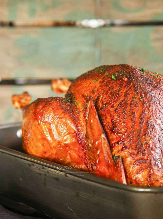 pellet grille - Applewood Smoked Turkey - Traeger Recipe