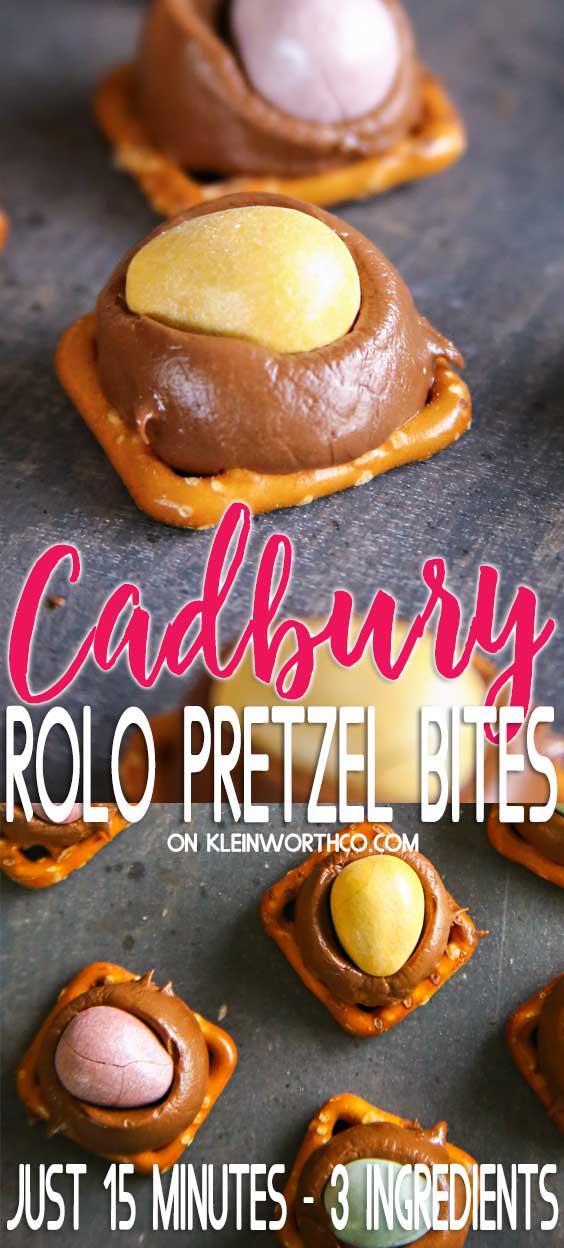 Cadbury Rolo Pretzel Bites