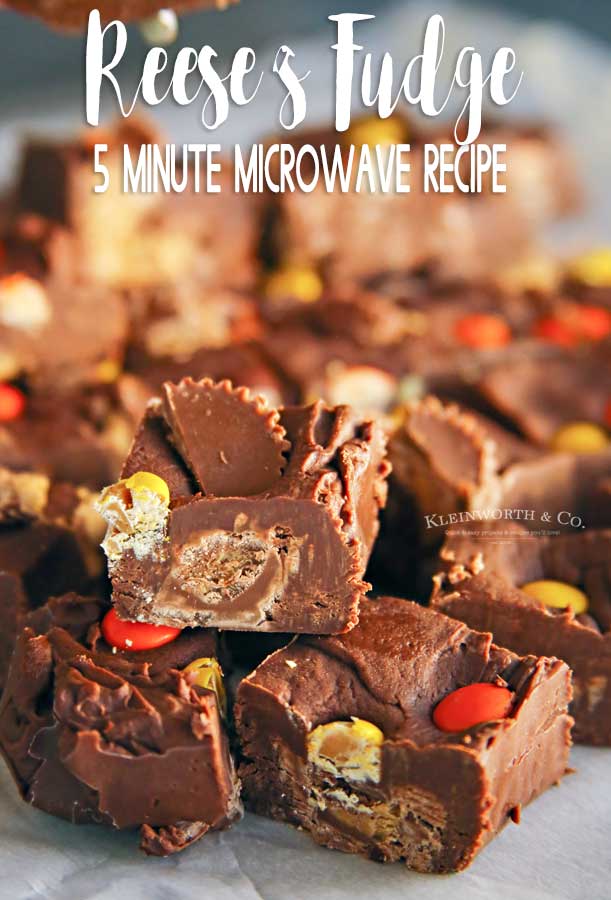 Easy Microwave Reese's Fudge