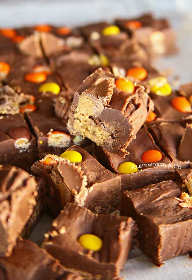 holiday - Easy Microwave Reese's Fudge