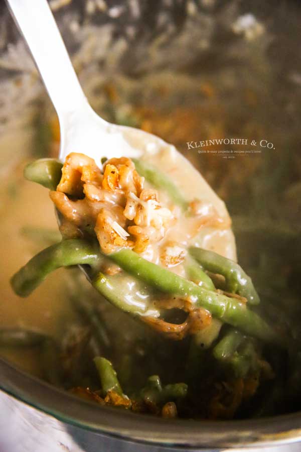 How to make Instant Pot Green Bean Casserole