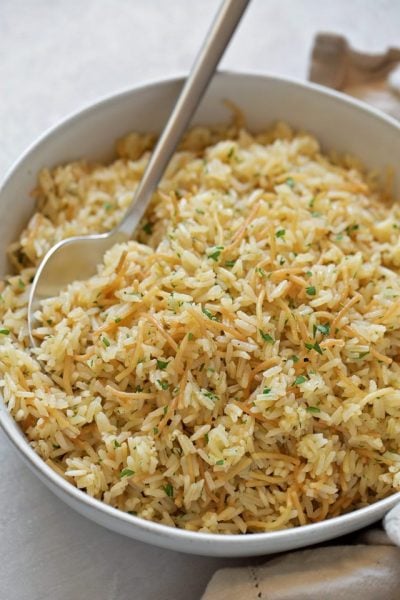 Tender, flavorful pilaf made in the Instant Pot