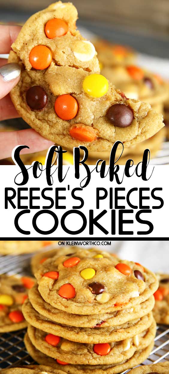 Soft Baked Reese's Pieces Cookies