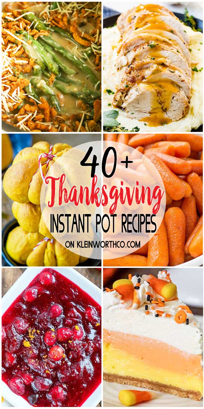 Pressure Cooker Thanksgiving Recipes