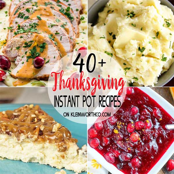 Pressure Cooker Thanksgiving Recipes - Taste of the Frontier