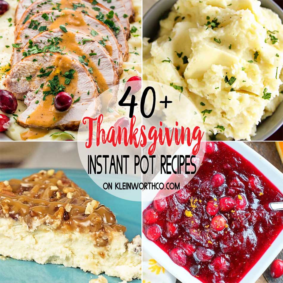Thanksgiving Instant Pot Recipes