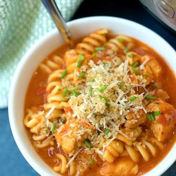 Instant Pot chicken parmesan casserole