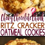 Chewy RITZ Cracker Oatmeal Cookies