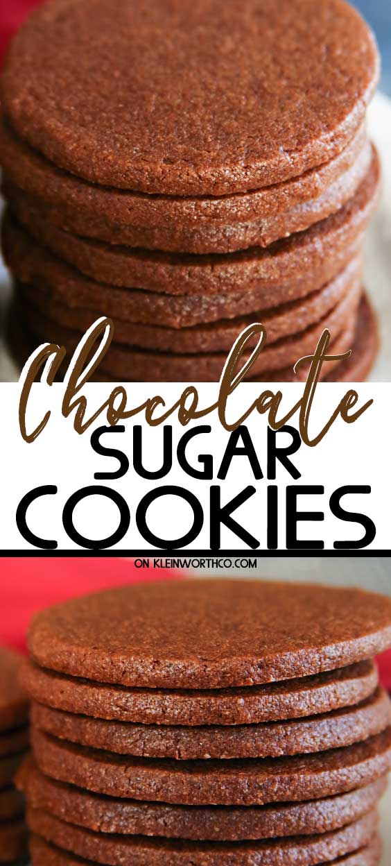 Chocolate Sugar Cookies