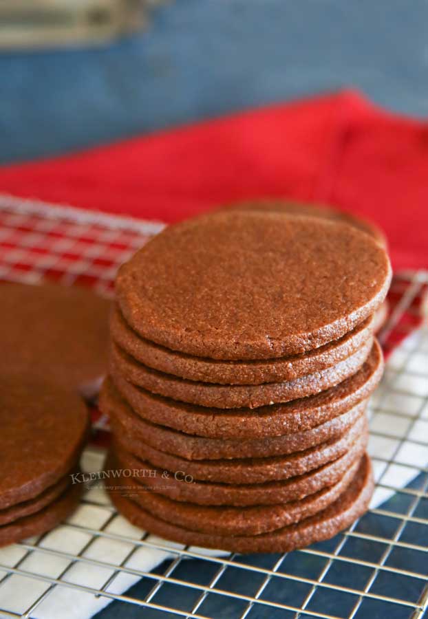 holiday cookies - Chocolate Sugar Cookies