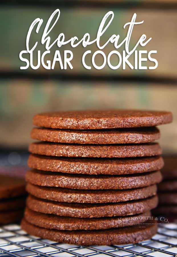 Chocolate Sugar Cookies