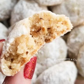Easy Snowball Cookie Recipe