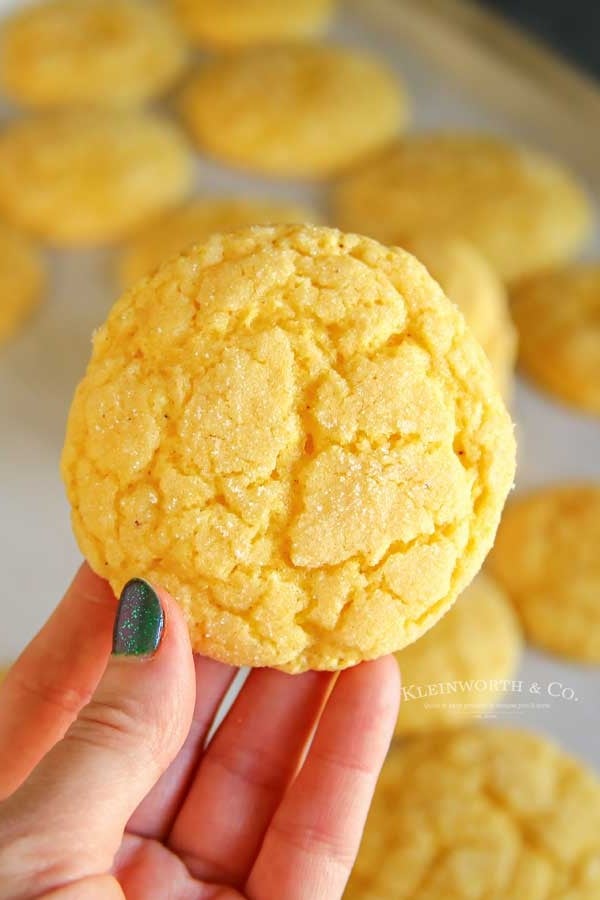Soft & Chewy Eggnog Cookies