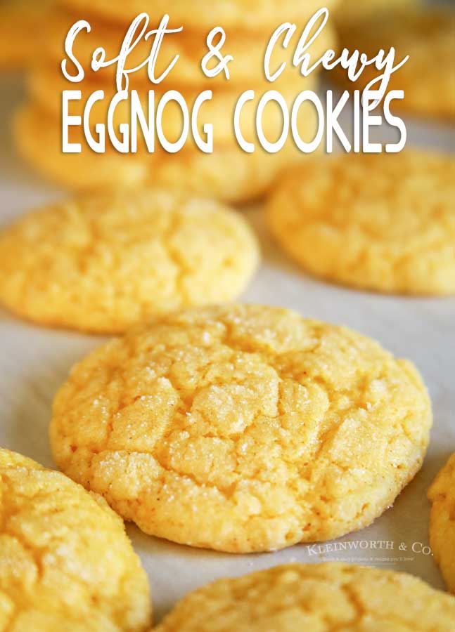 Eggnog Cookies