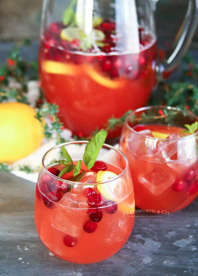 non-alcoholic Holiday Party Punch