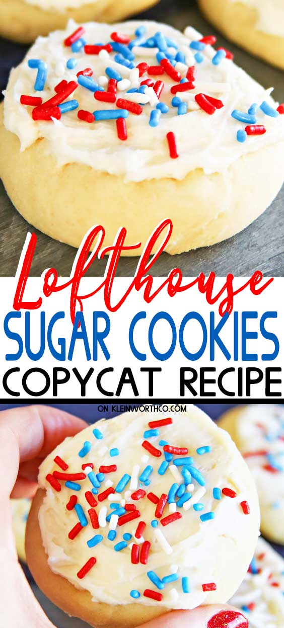4th of July - Lofthouse Sugar Cookies - Copycat Recipe