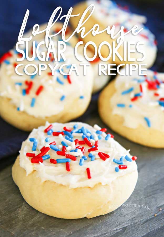 4th of July - Lofthouse Sugar Cookies - Copycat Recipe