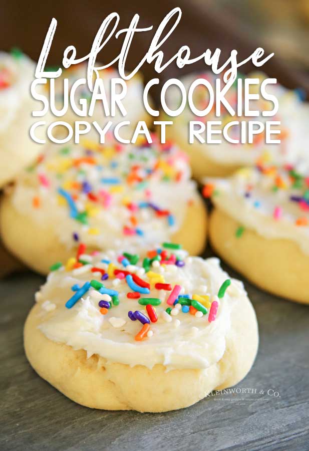 Birthday Lofthouse Sugar Cookies - Copycat Recipe