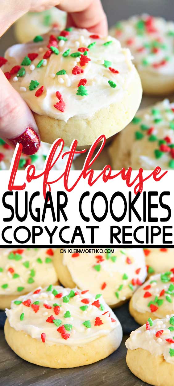 Christmas Lofthouse Sugar Cookies - Copycat Recipe