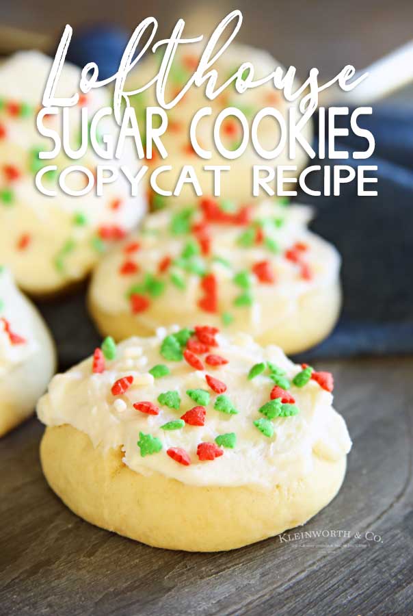 Christmas Lofthouse Sugar Cookies - Copycat Recipe