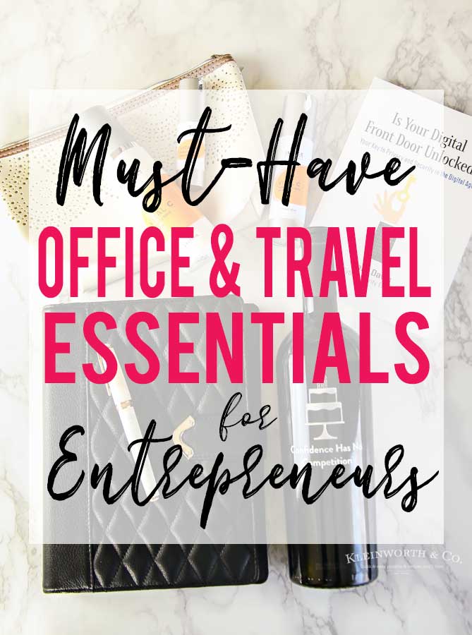 PIN - Must-Have Office & Travel Essentials for Entrepreneurs