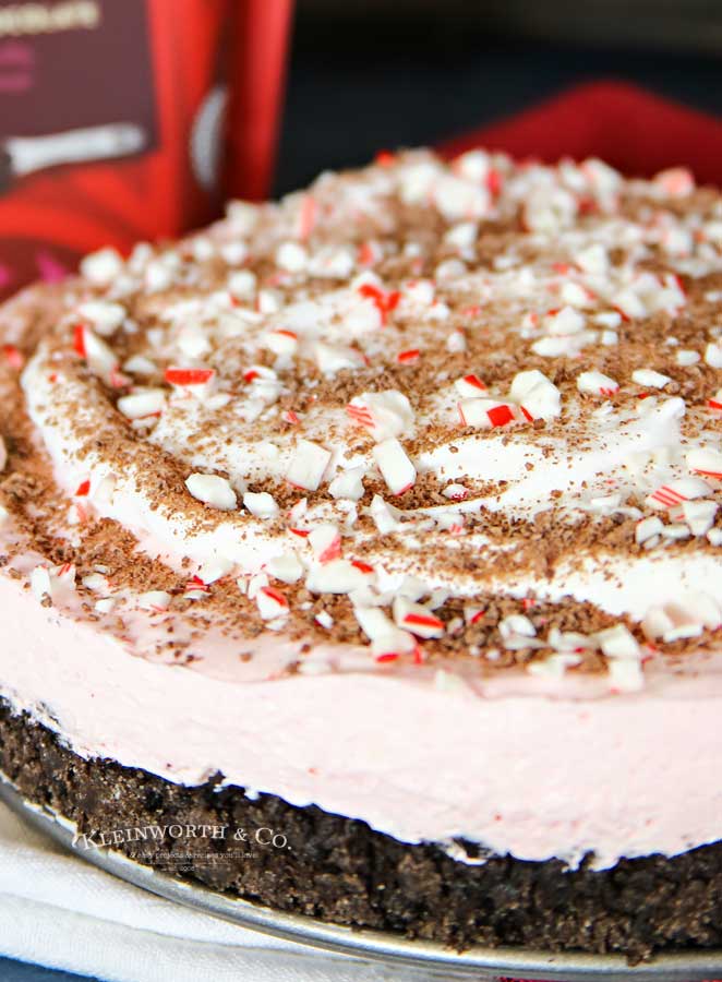 Christmas Dessert - No-Bake Peppermint Cheesecake