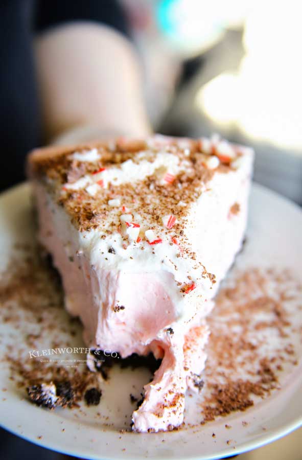 Easy recipe - No-Bake Peppermint Cheesecake