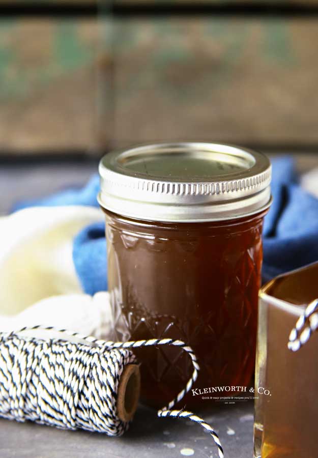 Slow Cooker Salted Caramel Moonshine - Kleinworth & Co