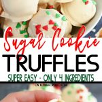 Sugar Cookie Truffles