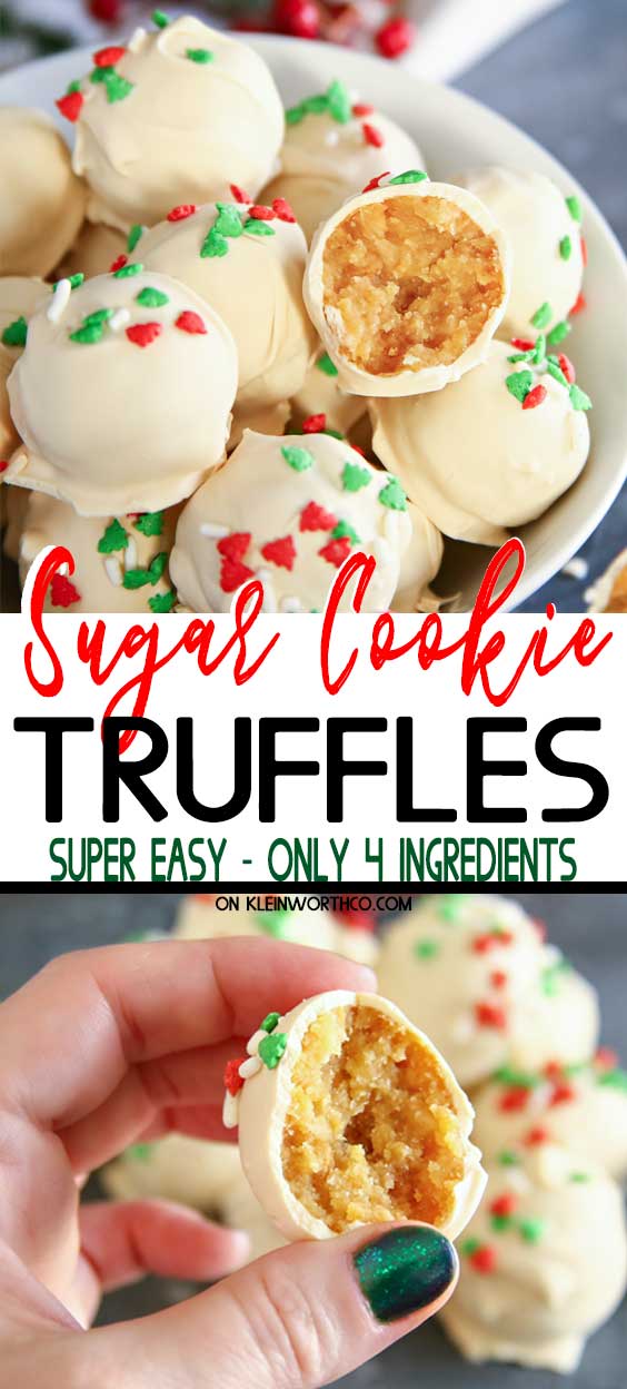 Sugar Cookie Truffles