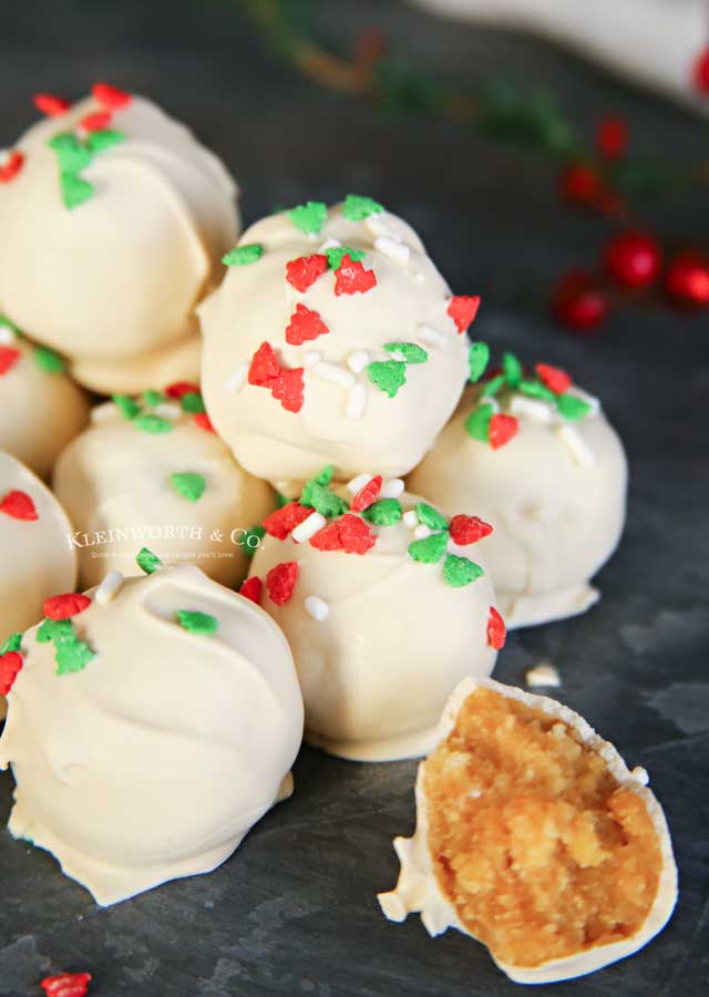 Holiday Dessert - Sugar Cookie Truffles