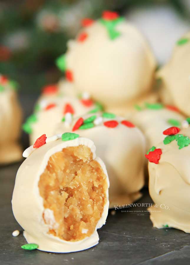 Holiday Treat - Sugar Cookie Truffles