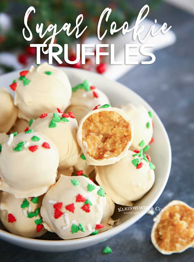 Sugar Cookie Truffles