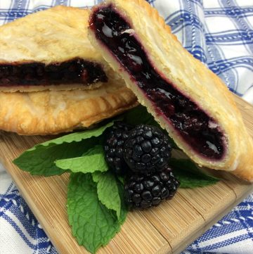 Air Fryer blackberry hand pies