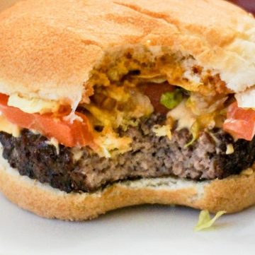 Air Fryer Hamburgers